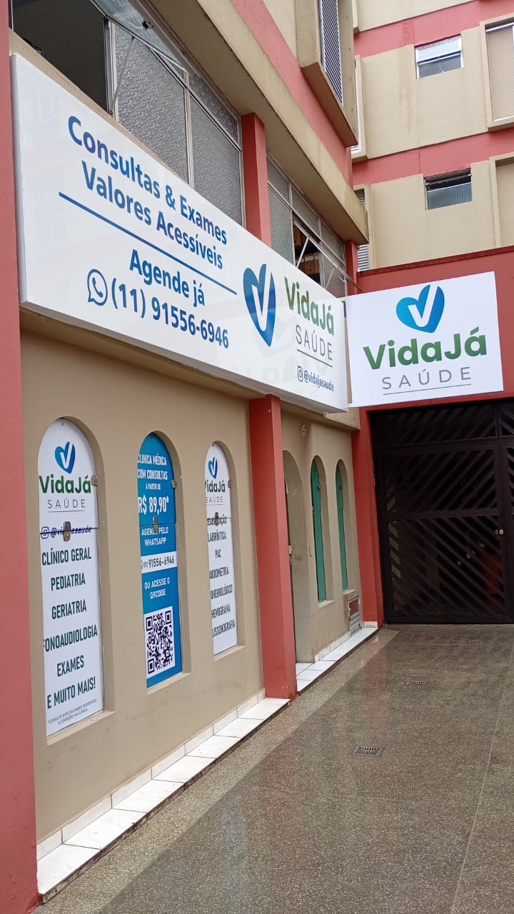 Fachada da Clínica Vida Já Saúde